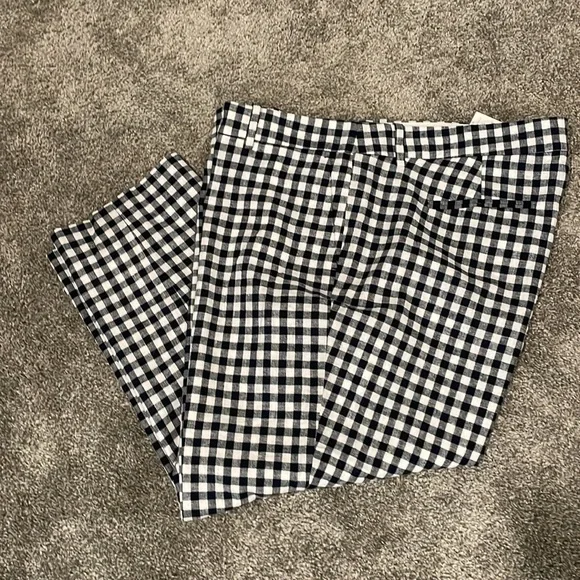 J. Crew Black and White Checkered Pants - Picture 5 of 6